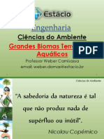 Ciências do Ambiente - Aula 03 - Biomas - 1º Sem 2014