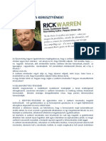 Rick Warren Nojenek Fel A Keresztenyek