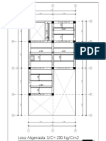 Plano Estructura Viga Acero