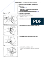 Lower Suspension Arm and Shock Absorber