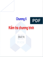 KTPM Chuong 5 Kiem Tra Chuong Trinh