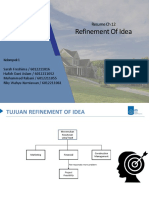 Resume CHAPTER 12 - Kel 1 - Refinement Idea