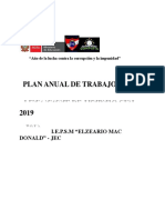 Plan Anual de Trabajo Cist: I.E.P.S.M "Elzeario Mac Donald" - Jec