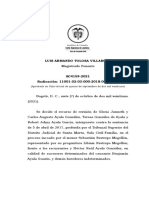 Luis Armando Tolosa Villabona: (Aprobado en Sala Virtual de Quince de Septiembre de Dos Mil Veintiuno)