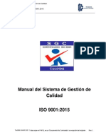 Manual Del Sistema de Gestión de Calidad