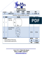 cotización industrias mendez sas