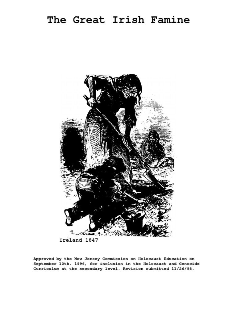 Irish Famine PDF Great Famine (Ireland) Ireland