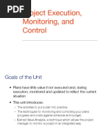 Execution Monitoring Control