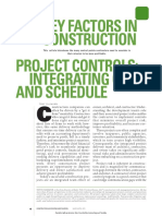 Project Controls Integrating Cost and Schedule