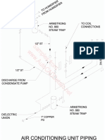 Steam trap and sewage pump installation details