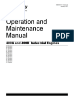 Operation and Maintenance Manual: 400A and 400D Industrial Engines