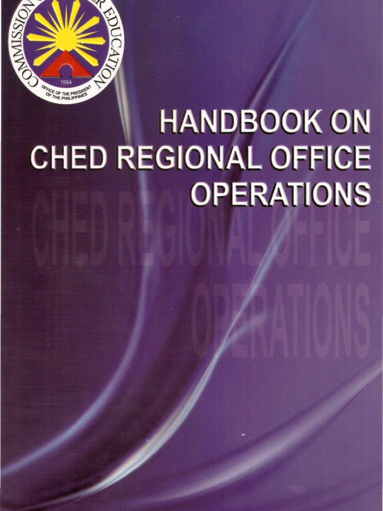 Handbook On CHED Regional Office Operations | PDF