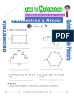 Actividades de Perimetros y Areas para Quinto de Primaria