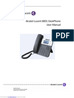 Alcatel-Lucent 8001 Deskphone User Manual: Downloaded From Manuals Search Engine