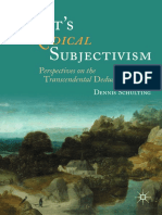 Dennis Schulting (Auth.) - Kant's Radical Subjectivism - Perspectives On The Transcendental Deduction (2017, Palgrave Macmillan)