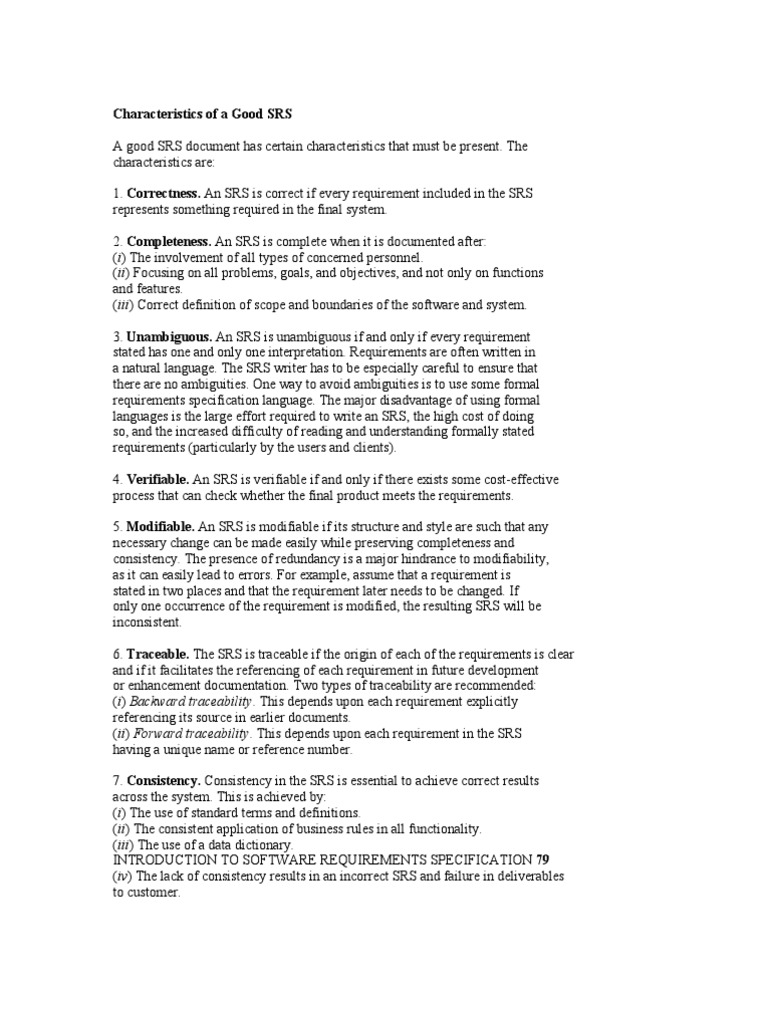 39582925CharacteristicsofaGoodSRS Ambiguity Specification