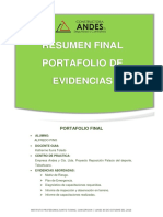 Informe Final Evidencias de Practica Profesional