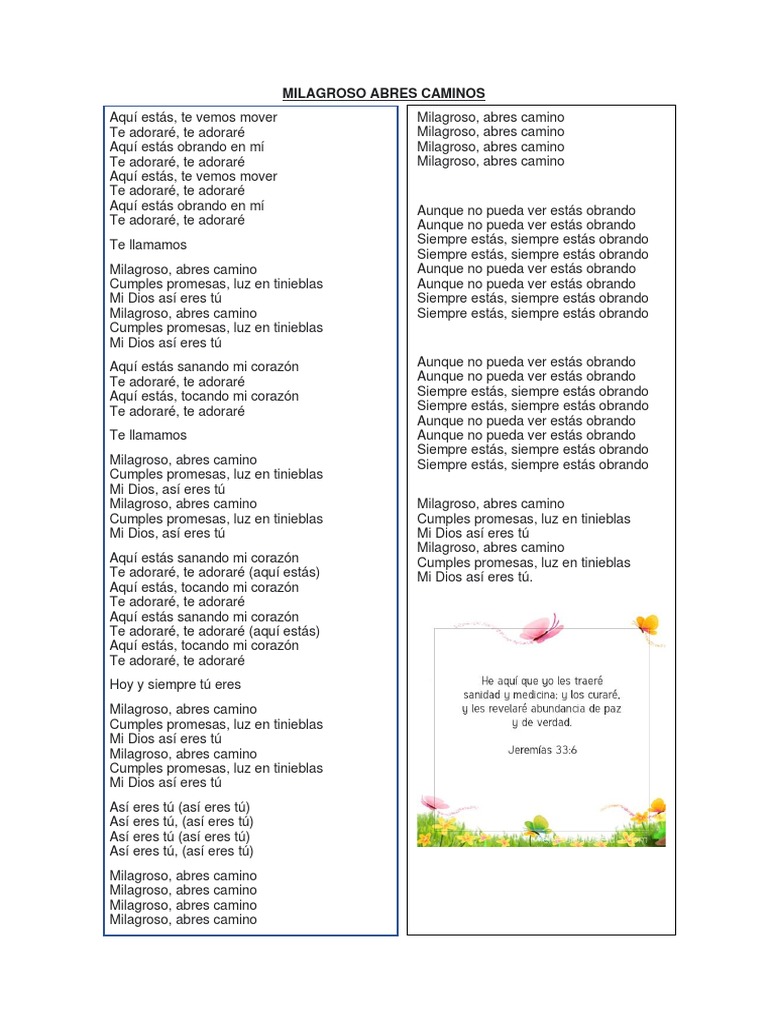 ¿Cuál Es La Letra De Milagroso – QLJODV