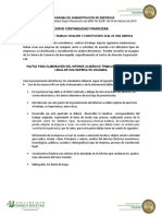 Formato Informe Académico Constitución de Una Empresa