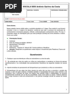 Questionario Revisional Filosofia