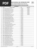 Vdocuments - MX Resultados Examen de Admision Primera Seleccion Uncp 2016 0