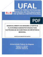 Desenvolvimento de Sensores A Partir de Plataformas Nanoestruturadas para Eletroanálise de Substância de Importância Medicinal