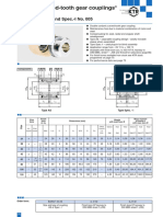 Bowex Curved-Tooth Gear Couplings: Type As No. 004 and Spec.-I No. 005