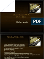 Classical Music Characteristics and Forms
