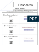 Present Perfect 2 Flashcards