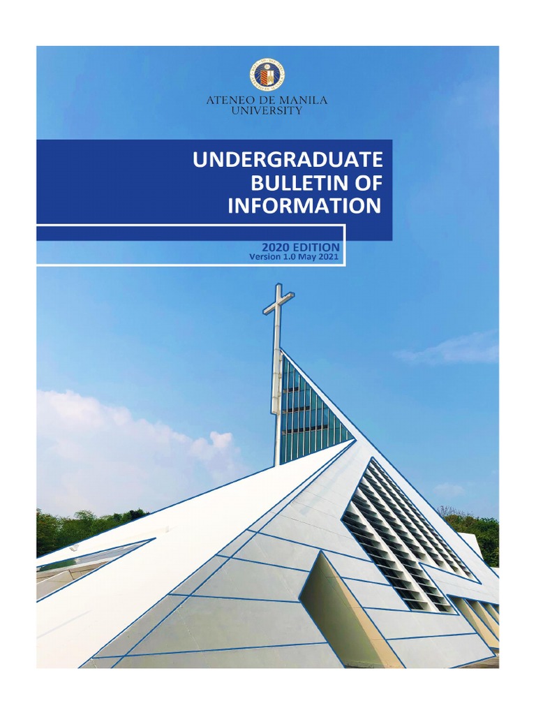 Undergraduate Bulletin of Information 2020 Edition Version 1.0 May 2021  20210721 | PDF | Bachelor's Degree | Science