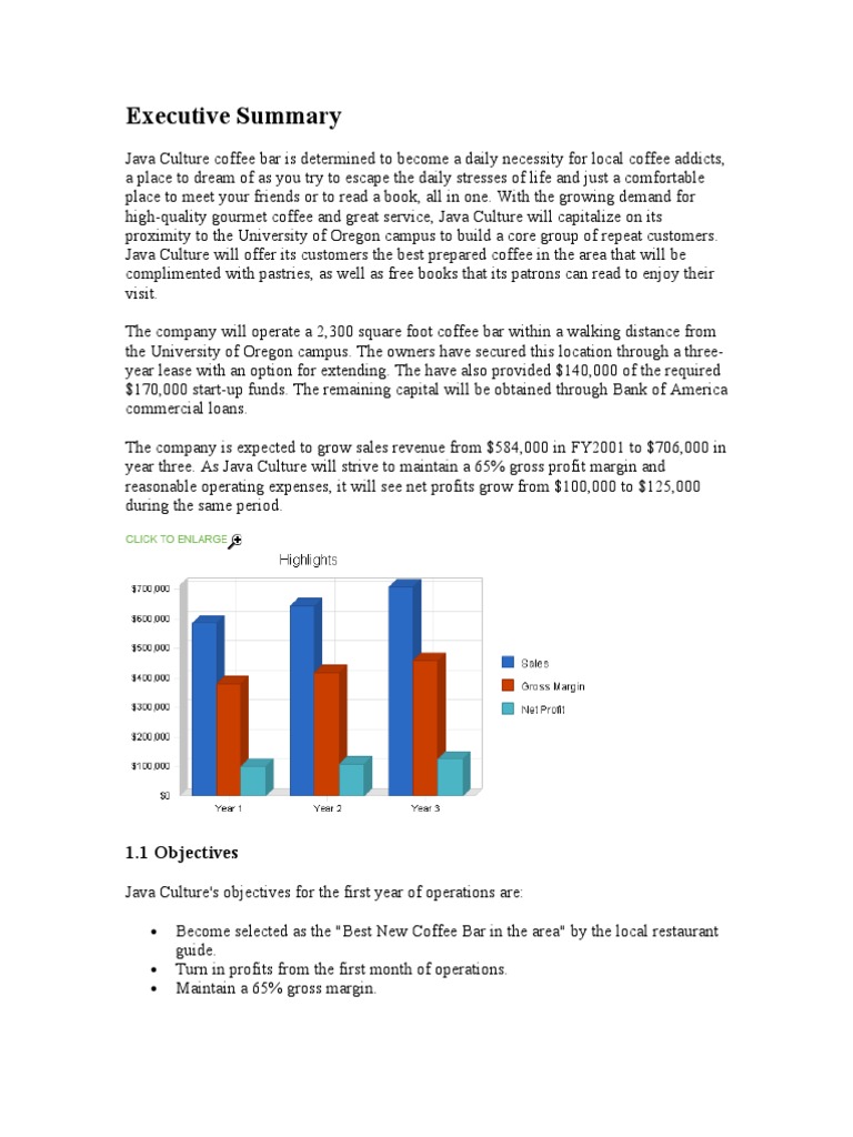 Coffee shop Revenue Coffee Free 30day Trial Scribd