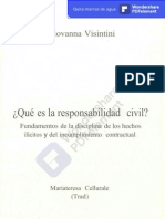 Visintini, Giovanna -La responsabilidad civil
