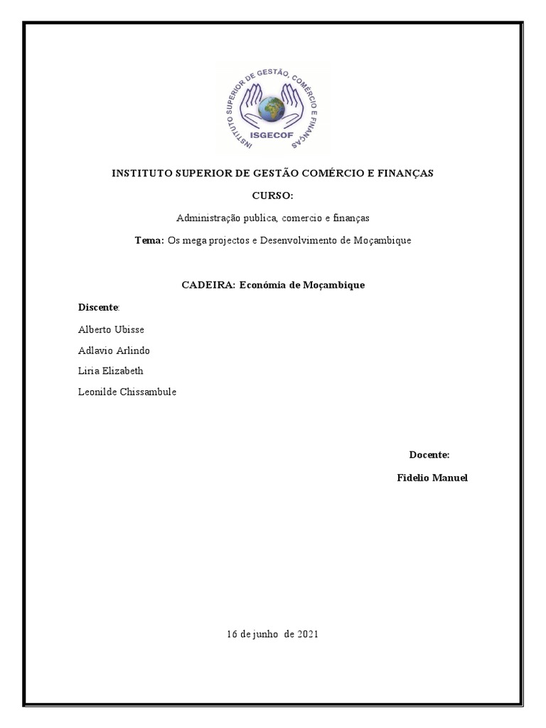 Capa Isgecof | PDF