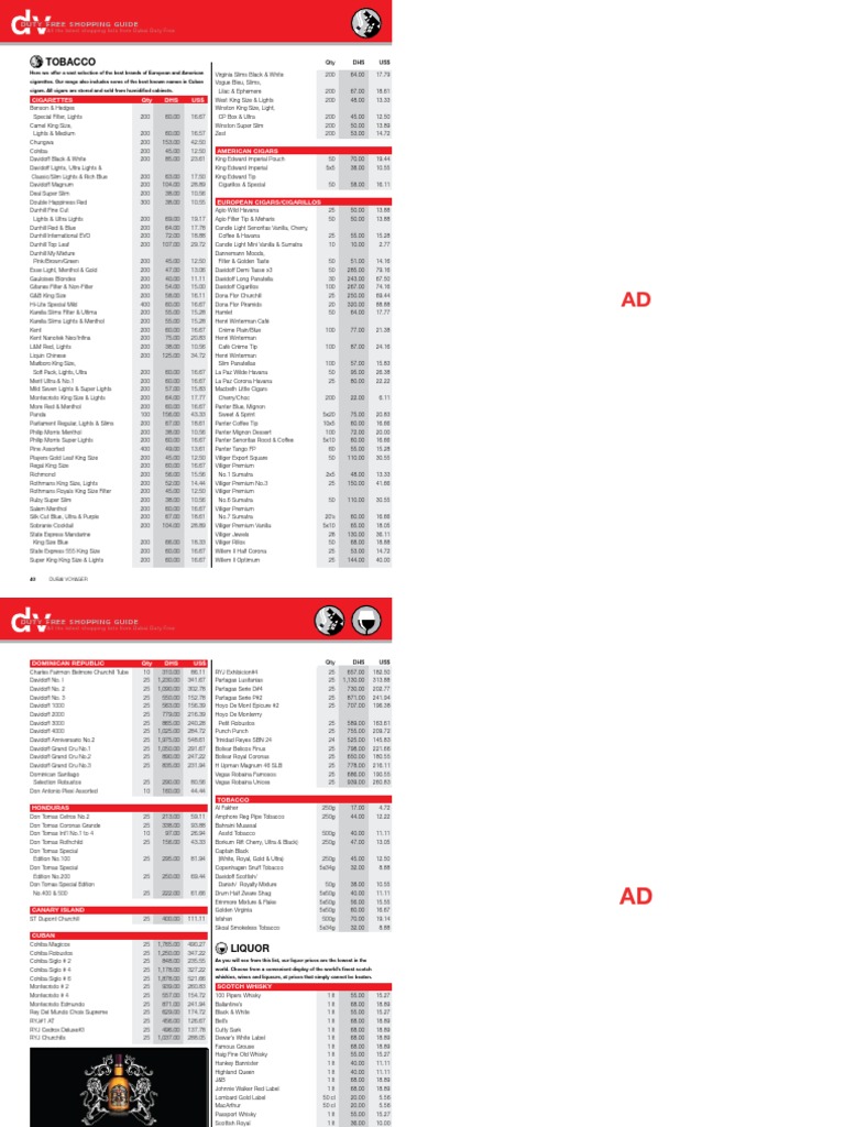 paris duty free cigarettes prices Duty-Free Shopping at Paris-Orly Aroport What to buy at airport