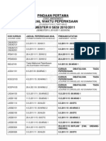 Exam Timetable Amendments