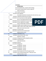 BMI 214 Schedule Fall 2019 Class# Date Lecture Topic