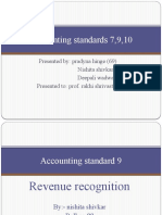 Accounting Standards 7,9,10