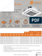 Ficha técnica Fan Coil Cassette Agua helada_Celsia