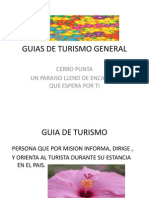 GUIAS DE TURISMO GENERAL