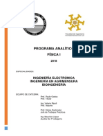 Pograma Fisica I Elo Bio Ag 2018