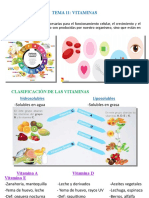 TEMA 11 Vitaminas