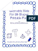 Geometric Nets Printable Pack