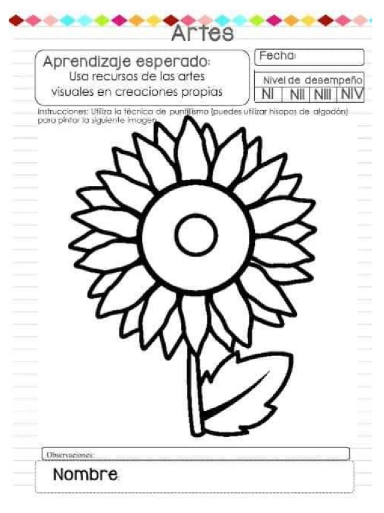 Dibujos para colorear enfocados en la motricidad fina