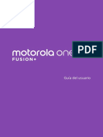 Informacion de Motorola One Fusion