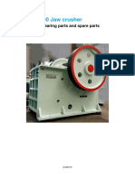 PE600x900 Jaw Crusher - Catalog of Wearing Parts and Spare Parts - Liming Heavy Industry