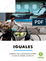 IGUALES. ACABEMOS CON LA DESIGUALDAD EXTREMA. ES HORA DE CAMBIAR LAS REGLAS.