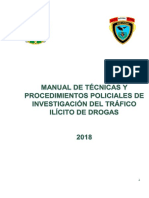Manual de Tecnicas y Procedimientos de Inv. Contra El Tid - Dirandro - 2018