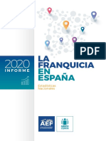 Informe de La AEF La Franquicia en España 2020