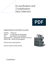 Protein Purification and Crystallisation Data Collection