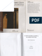 A Linguagem Clássica Da Arquitetura - John Summerson (Com Anotações)